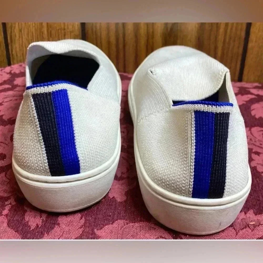 Woman ROTHY’S White Original Slip On Sneaker Shoe Sz 7.5 - Picture 7 of 12